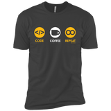 T-Shirts Heavy Metal / YXS Code Coffee Repeat Boys Premium T-Shirt