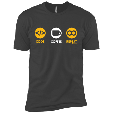 T-Shirts Heavy Metal / YXS Code Coffee Repeat Boys Premium T-Shirt