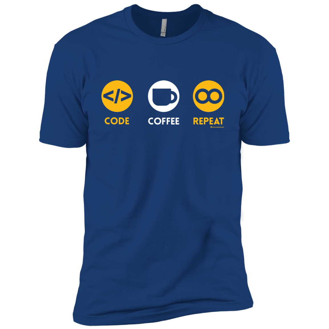 T-Shirts Royal / YXS Code Coffee Repeat Boys Premium T-Shirt