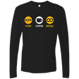 T-Shirts Black / Small Code Coffee Repeat Men's Premium Long Sleeve