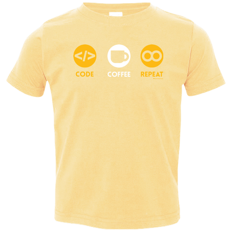 T-Shirts Butter / 2T Code Coffee Repeat Toddler Premium T-Shirt