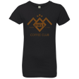 T-Shirts Black / YXS Coffee Club Girls Premium T-Shirt