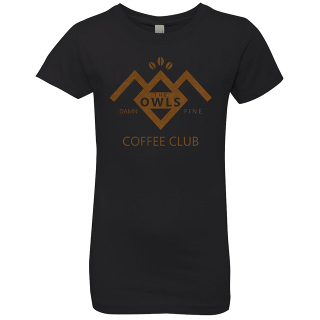 T-Shirts Black / YXS Coffee Club Girls Premium T-Shirt
