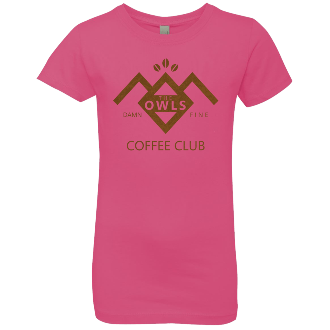 T-Shirts Hot Pink / YXS Coffee Club Girls Premium T-Shirt
