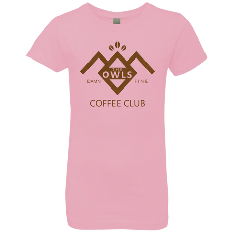 T-Shirts Light Pink / YXS Coffee Club Girls Premium T-Shirt