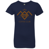 T-Shirts Midnight Navy / YXS Coffee Club Girls Premium T-Shirt