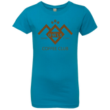 T-Shirts Turquoise / YXS Coffee Club Girls Premium T-Shirt