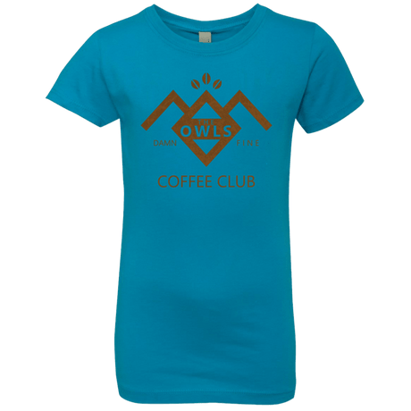 T-Shirts Turquoise / YXS Coffee Club Girls Premium T-Shirt