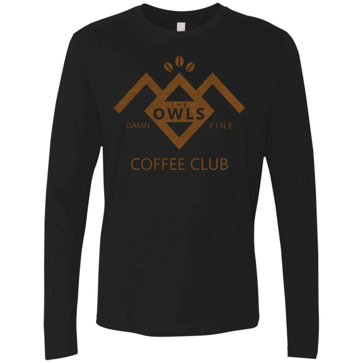 T-Shirts Black / Small Coffee Club Men's Premium Long Sleeve