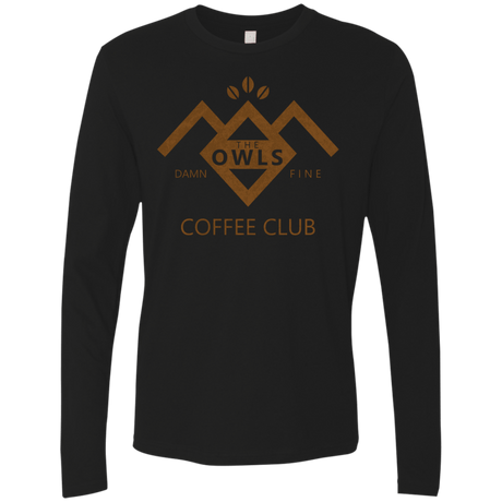 T-Shirts Black / Small Coffee Club Men's Premium Long Sleeve