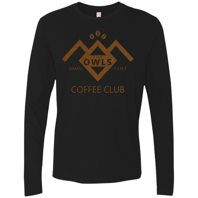 T-Shirts Black / Small Coffee Club Men's Premium Long Sleeve
