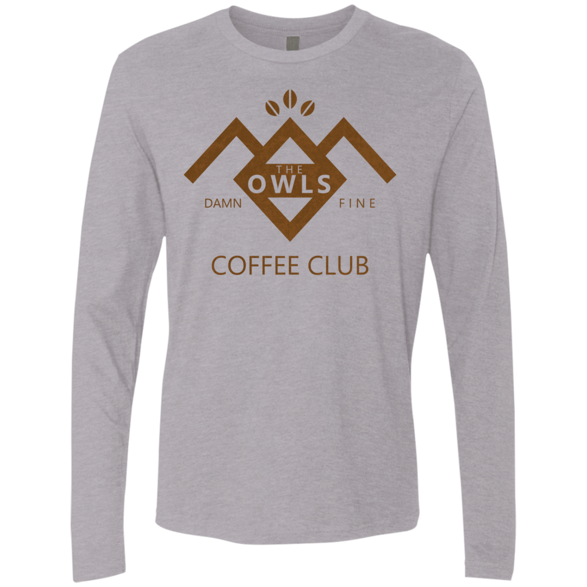 T-Shirts Heather Grey / Small Coffee Club Men's Premium Long Sleeve