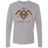 T-Shirts Heather Grey / Small Coffee Club Men's Premium Long Sleeve