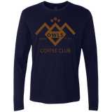 T-Shirts Midnight Navy / Small Coffee Club Men's Premium Long Sleeve