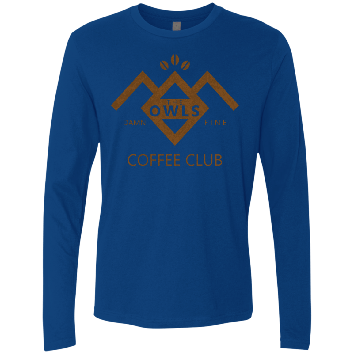 T-Shirts Royal / Small Coffee Club Men's Premium Long Sleeve