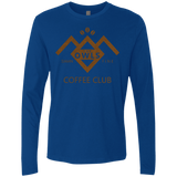 T-Shirts Royal / Small Coffee Club Men's Premium Long Sleeve