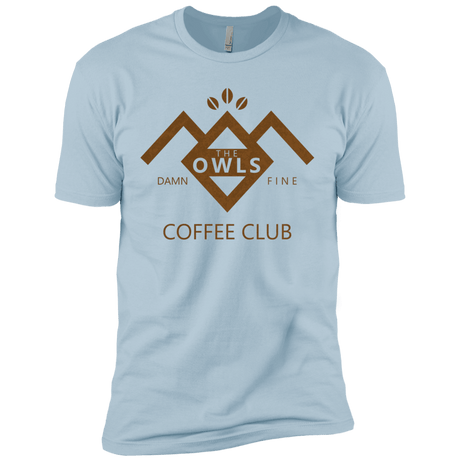 T-Shirts Light Blue / X-Small Coffee Club Men's Premium T-Shirt