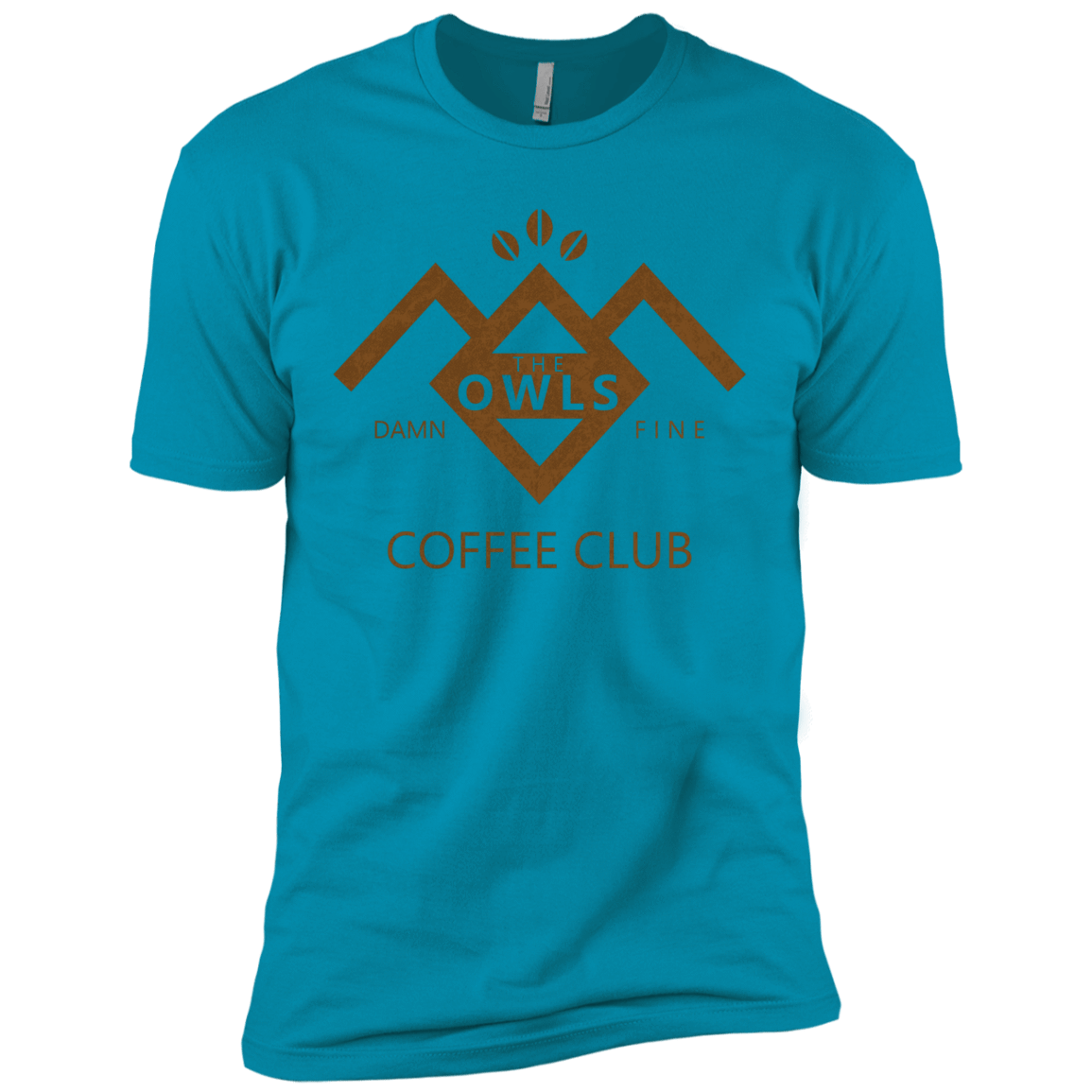 T-Shirts Turquoise / X-Small Coffee Club Men's Premium T-Shirt