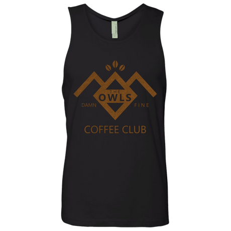 T-Shirts Black / Small Coffee Club Men's Premium Tank Top