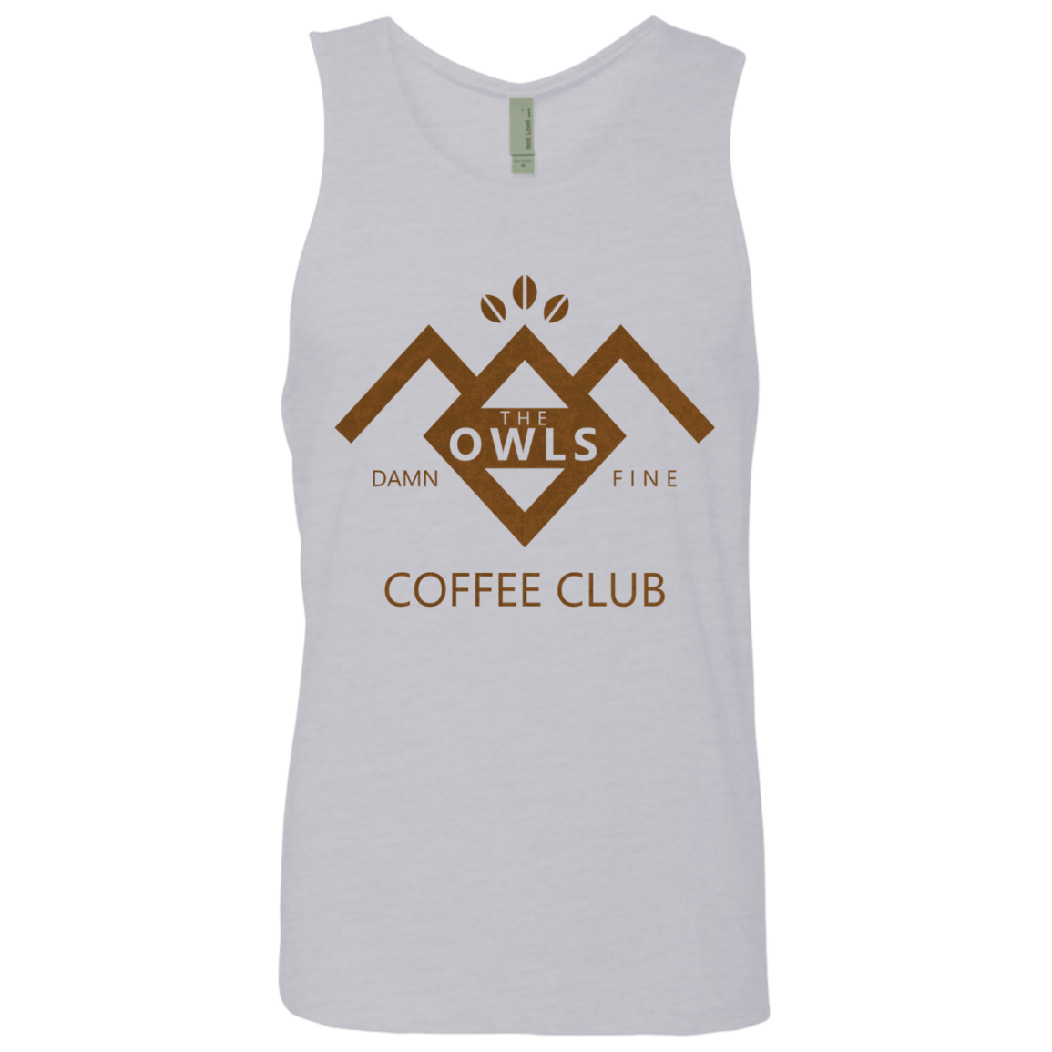 T-Shirts Heather Grey / Small Coffee Club Men's Premium Tank Top