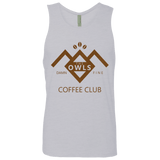 T-Shirts Heather Grey / Small Coffee Club Men's Premium Tank Top