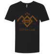 T-Shirts Black / X-Small Coffee Club Men's Premium V-Neck