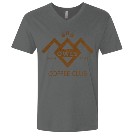 T-Shirts Heavy Metal / X-Small Coffee Club Men's Premium V-Neck