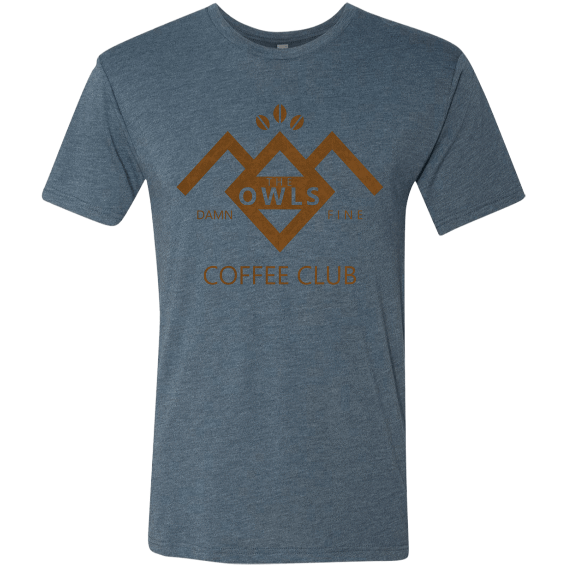 T-Shirts Indigo / Small Coffee Club Men's Triblend T-Shirt