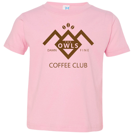 T-Shirts Pink / 2T Coffee Club Toddler Premium T-Shirt