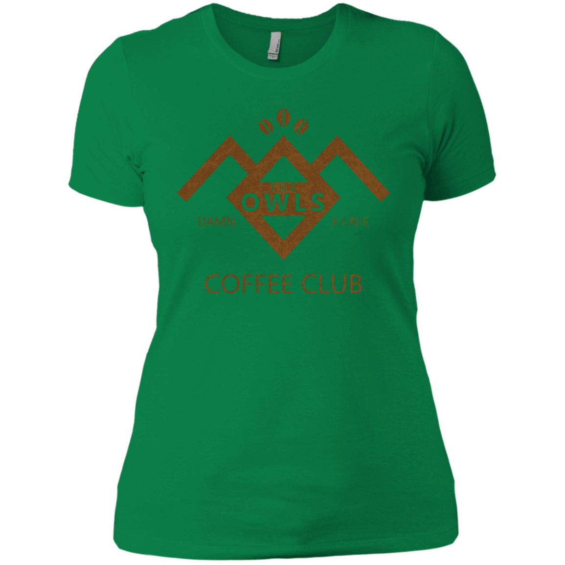 T-Shirts Kelly Green / X-Small Coffee Club Women's Premium T-Shirt