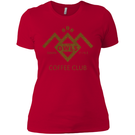 T-Shirts Red / X-Small Coffee Club Women's Premium T-Shirt