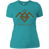 T-Shirts Tahiti Blue / X-Small Coffee Club Women's Premium T-Shirt