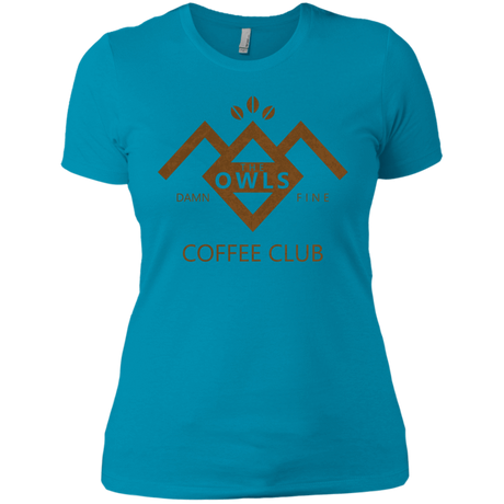 T-Shirts Turquoise / X-Small Coffee Club Women's Premium T-Shirt