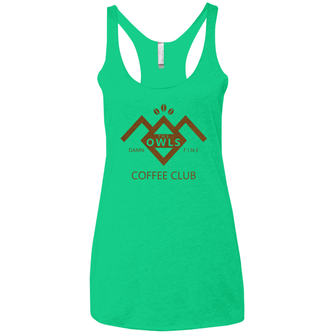 T-Shirts Envy / X-Small Coffee Club Women's Triblend Racerback Tank