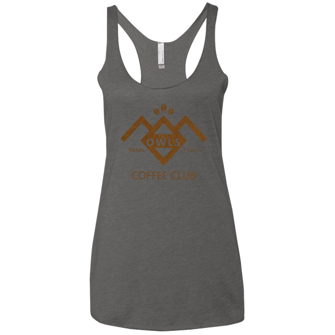 T-Shirts Premium Heather / X-Small Coffee Club Women's Triblend Racerback Tank
