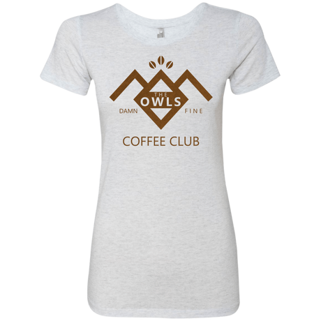 T-Shirts Heather White / Small Coffee Club Women's Triblend T-Shirt