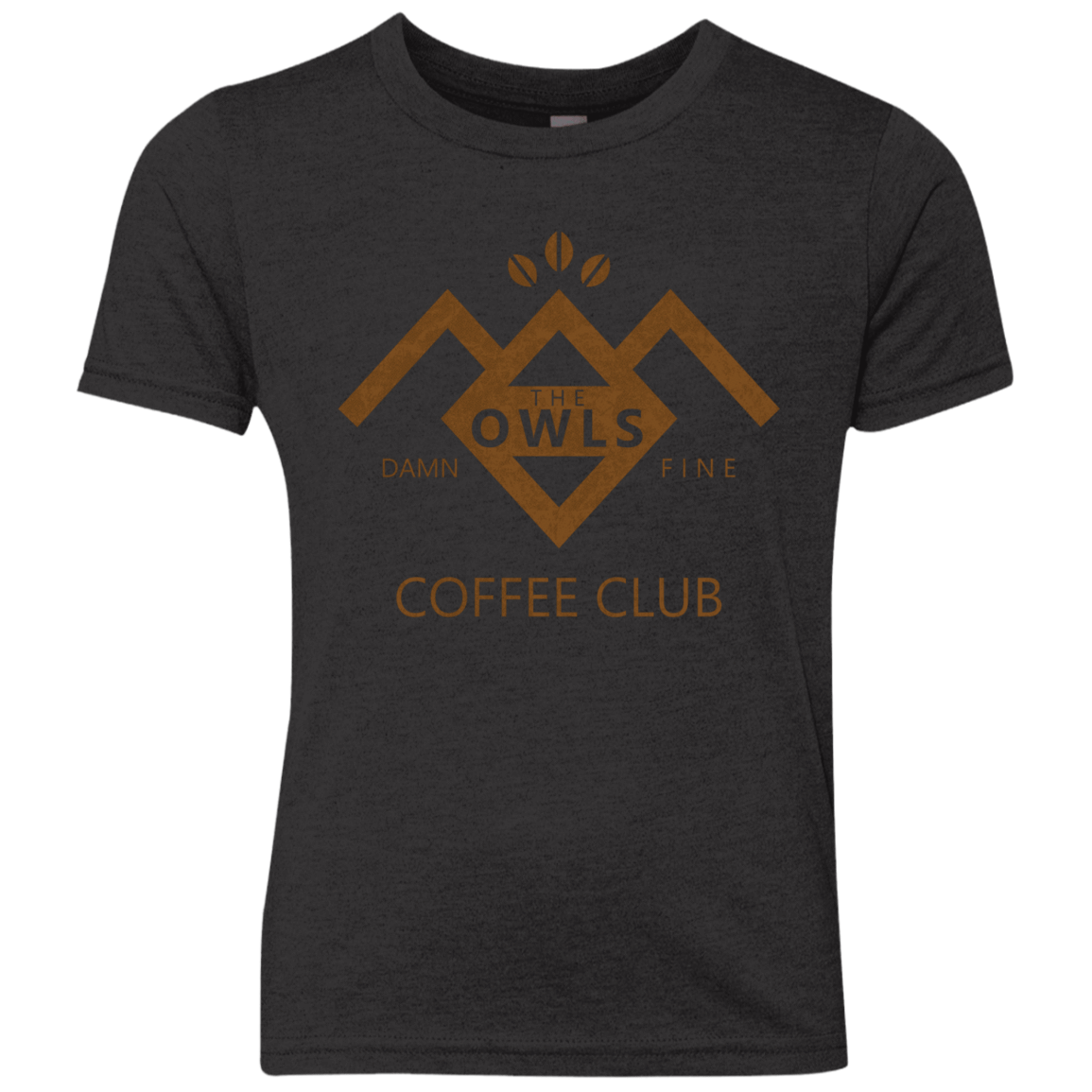 T-Shirts Vintage Black / YXS Coffee Club Youth Triblend T-Shirt