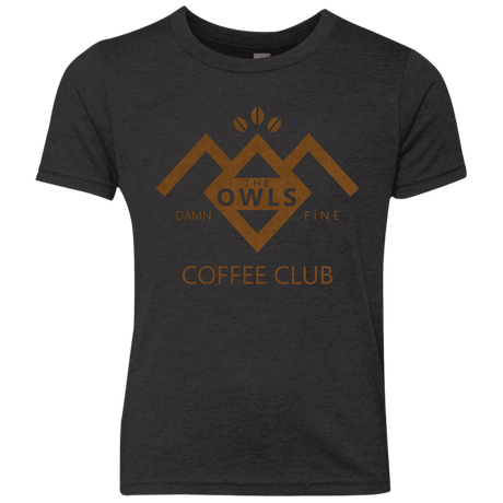 T-Shirts Vintage Black / YXS Coffee Club Youth Triblend T-Shirt