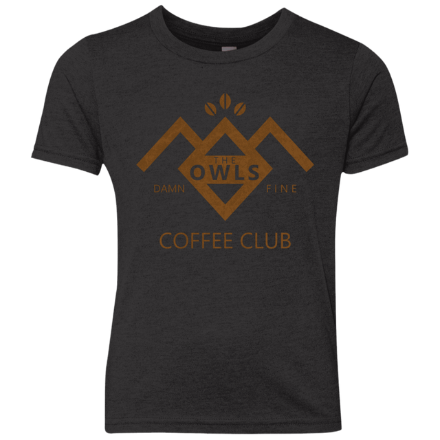 T-Shirts Vintage Black / YXS Coffee Club Youth Triblend T-Shirt
