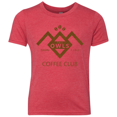 T-Shirts Vintage Red / YXS Coffee Club Youth Triblend T-Shirt