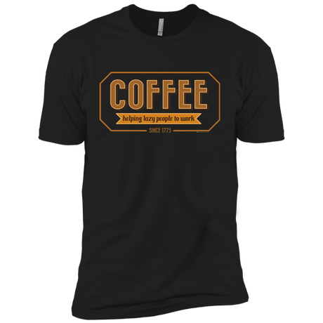 T-Shirts Black / YXS Coffee For Lazy People Boys Premium T-Shirt