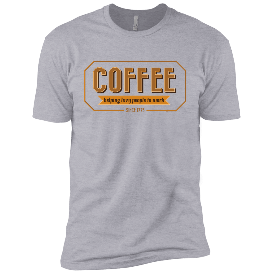 T-Shirts Heather Grey / YXS Coffee For Lazy People Boys Premium T-Shirt