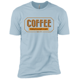 T-Shirts Light Blue / YXS Coffee For Lazy People Boys Premium T-Shirt