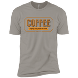 T-Shirts Light Grey / YXS Coffee For Lazy People Boys Premium T-Shirt