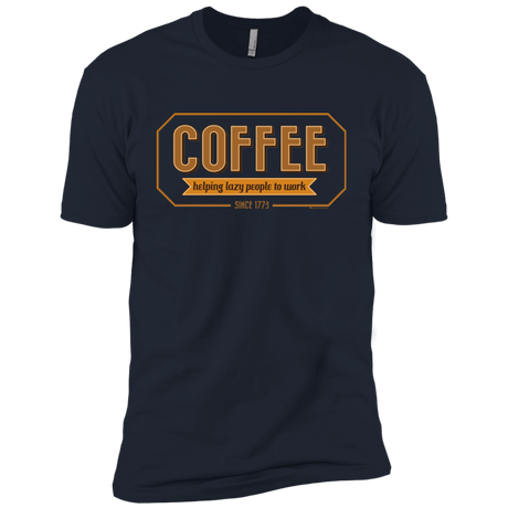 T-Shirts Midnight Navy / YXS Coffee For Lazy People Boys Premium T-Shirt