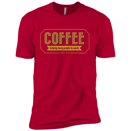 T-Shirts Red / YXS Coffee For Lazy People Boys Premium T-Shirt