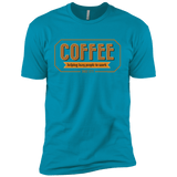 T-Shirts Turquoise / YXS Coffee For Lazy People Boys Premium T-Shirt