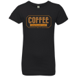 T-Shirts Black / YXS Coffee For Lazy People Girls Premium T-Shirt