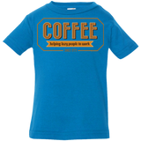 T-Shirts Cobalt / 6 Months Coffee For Lazy People Infant PremiumT-Shirt