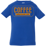 T-Shirts Royal / 6 Months Coffee For Lazy People Infant PremiumT-Shirt